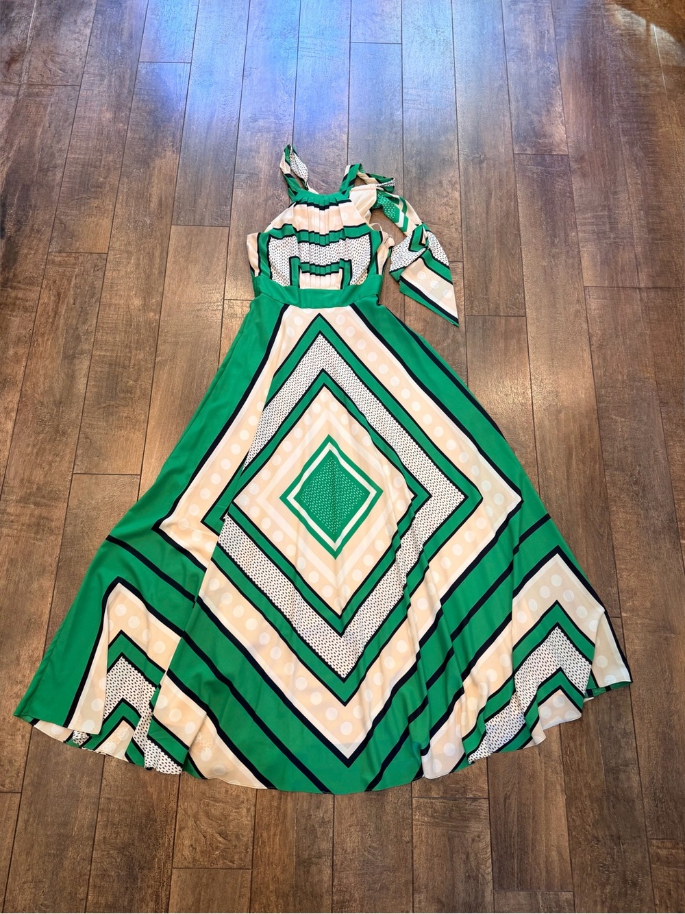Eliza J Maxi dress green